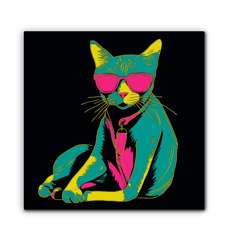 Cat's Whimsical Dream Canvas Print - Beyond T-shirts