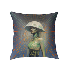 Boho Delight Beyond Style Indoor Pillow with bohemian design.