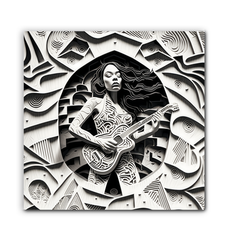 Bluegrass Roots Wrapped Canvas