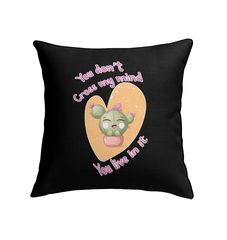 You Dont Cross My Mind Indoor Pillow