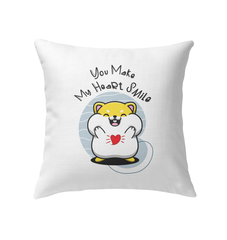 You Make My Heart Smile Indoor Pillow