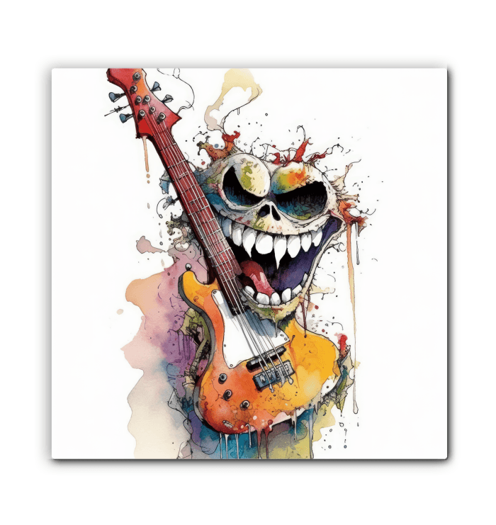 Beat-bopping Buffoonery Caricature Art Canvas - Beyond T-shirts