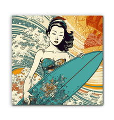 Surfing 1 39 Wrapped Canvas - Beyond T-shirts