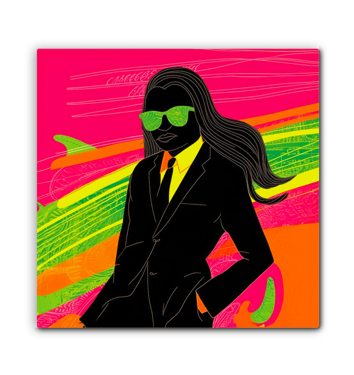 Artistic Elegance Fashion Canvas Print - Beyond T-shirts