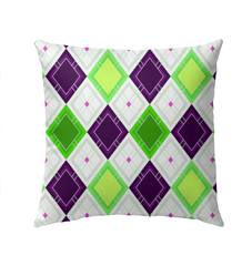 Dazzling Diamond Dreams Outdoor Pillow