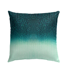 Close-up of Ethereal Dreams Beyond Style Outdoor Pillow with dreamy patterns.