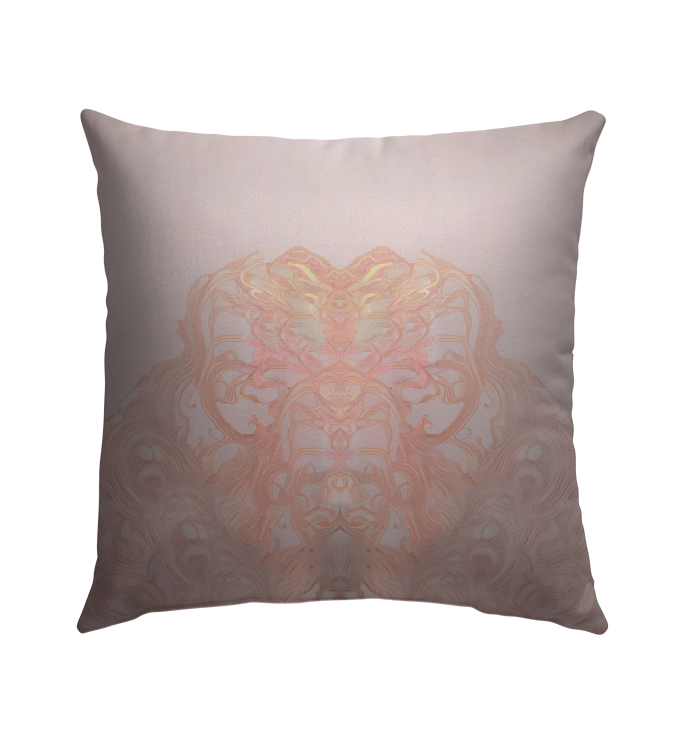 Colorful Floral Outdoor Cushion - Patio Accent Piece