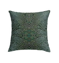 Close-up of Luxe Velvet Elegance Indoor Pillow showcasing plush velvet fabric