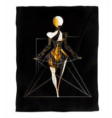 Edgy Geometric Fusion Duvet Cover - Beyond T-shirts