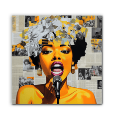 Echoes Of Music Wrapped Canvas Rhythmic Reverberation - Beyond T-shirts