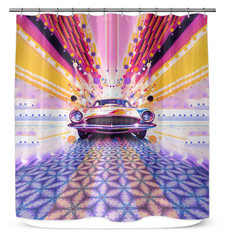 Mountain Motor Shower Curtain