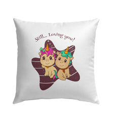 Still Loving You Outdoor Pillow