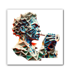 Lyrical Luminescence Wrapped Canvas