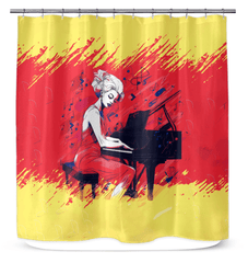 Classical Couture Shower Curtain - Beyond T-shirts