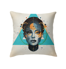 Abstract Hues Harmony Pillow