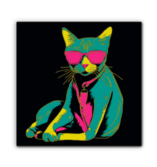 Cat's Whimsical Dream Canvas Print - Beyond T-shirts