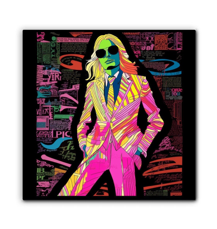 Graffiti Runway Canvas Art - Beyond T-shirts