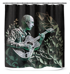 Serenade Silhouette Shower Curtain