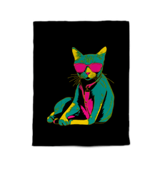 Whimsical Cat Silhouette Comforter - Beyond T-shirts