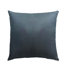 Decorative garden pillow with lavender print, suitable for outdoor use