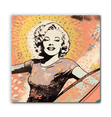 Surfing 5 01 Canvas art piece in gallery setting