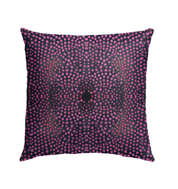 Bohemian Bliss pillow with vibrant patterns for patio