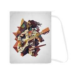 Vibrant Violin Volumes Laundry Bag