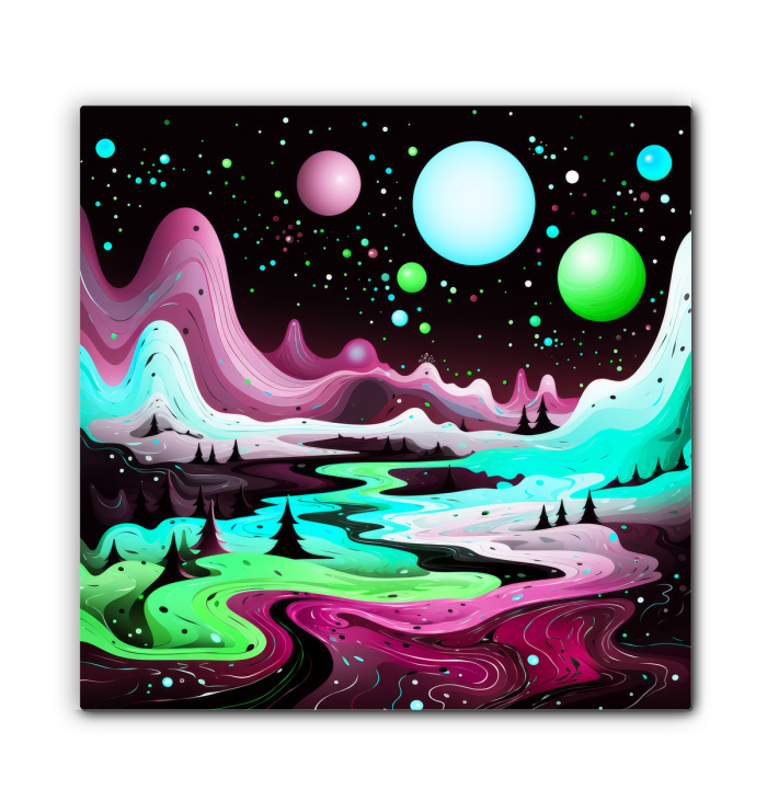 Radiant Redwoods Forest Landscape Canvas