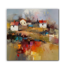 Misty Mountain Mornings Wrapped Canvas