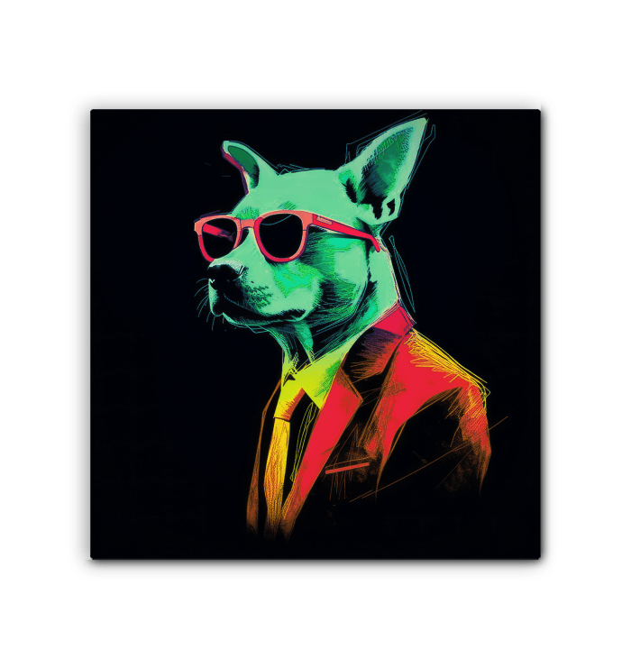 Loyal Companion Canvas Art - Beyond T-shirts