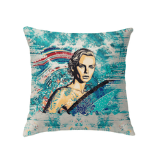 Beachside Serenity Indoor Pillow Find Calm By The Coast - Beyond T-shirts