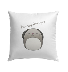 I’m Crazy About You Outdoor Pillow
