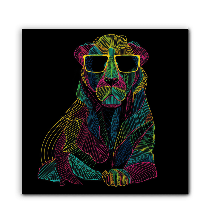 Majestic Roar Canvas Art - Beyond T-shirts