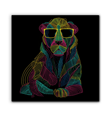 Majestic Roar Canvas Art - Beyond T-shirts