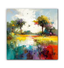 Canyon Adventure Landscape Canvas Print