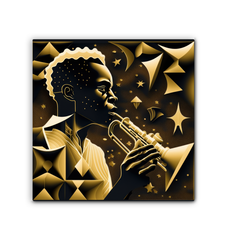 Percussive Pulse Wrapped Canvas