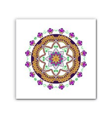 Mandala Reflection Metal Mirror - Beyond T-shirts