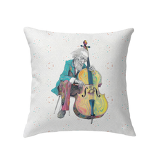 Meadow Magic themed decorative indoor pillow.