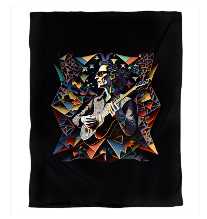 Saxophone Serenity Duvet Cover