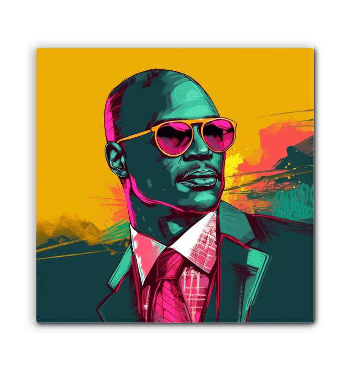 Runway Reverie Abstract Elegance Canvas - Beyond T-shirts