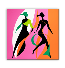 Chic Couture Abstract Expressionism Canvas - Beyond T-shirts