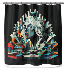 Drumline Drip Shower Curtain