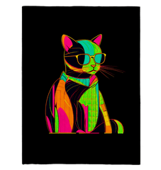 Playful Cat Dreams Sherpa Blanket - Beyond T-shirts