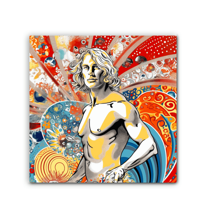 Wave Rider's Delight Surfing Canvas - Beyond T-shirts