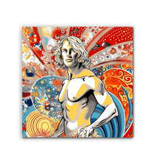 Wave Rider's Delight Surfing Canvas - Beyond T-shirts