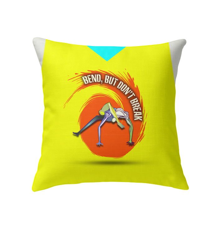 Elegant Celestial Yoga Indoor Pillow enhancing indoor yoga space.

