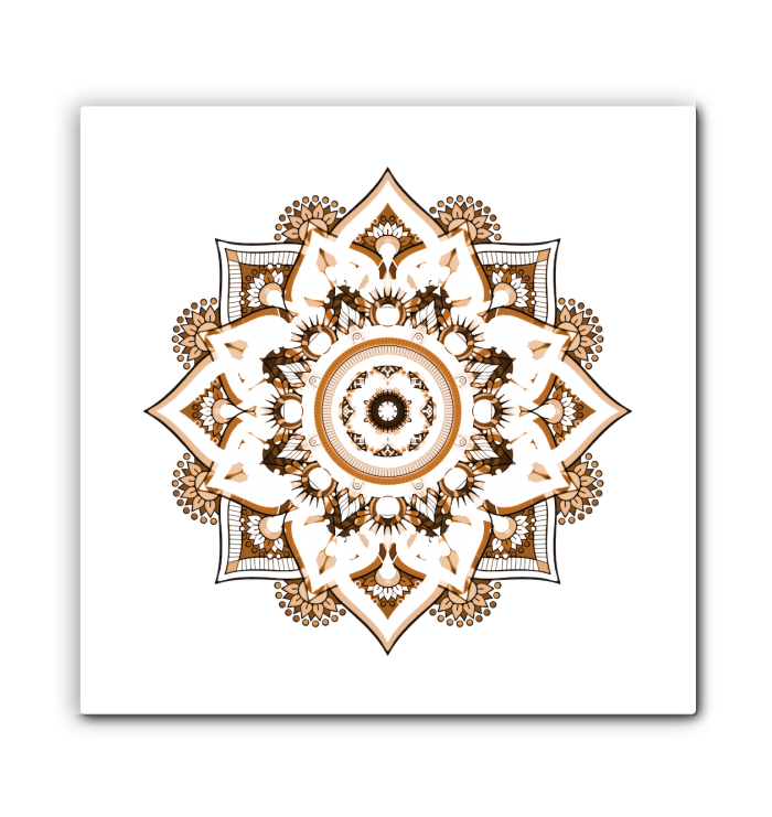 Mandala Wisdom Metal Wall Clock - Beyond T-shirts