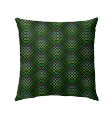 Floral Breeze Outdoor Pillow in a garden setting