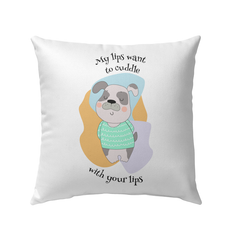 Cuddle With You Outdoor Pillow