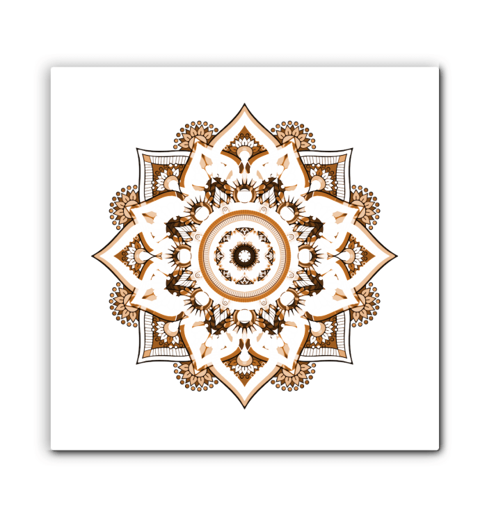 Mandala Wisdom Metal Wall Clock - Beyond T-shirts